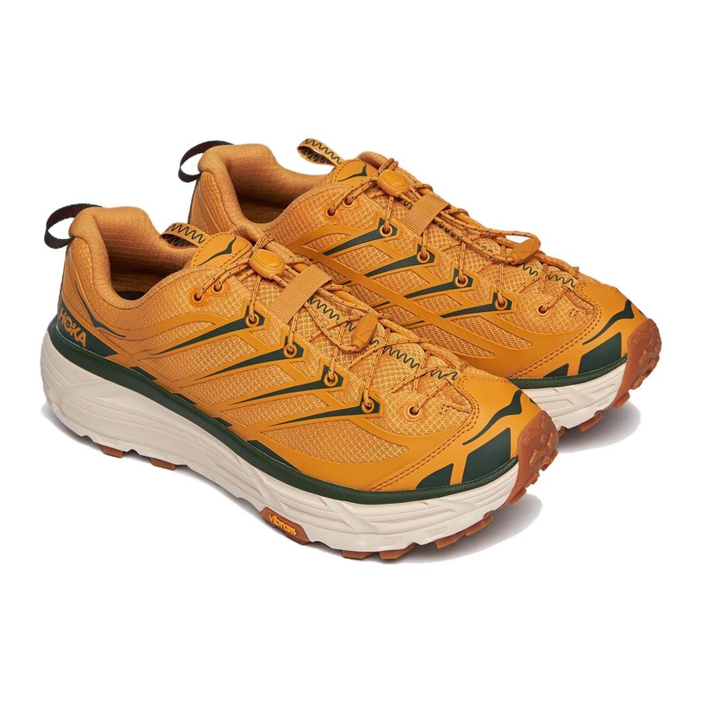 HOKA Mafate Three2 Golden Yellow Eggnog Unisex Sneakers 1141572-GLW