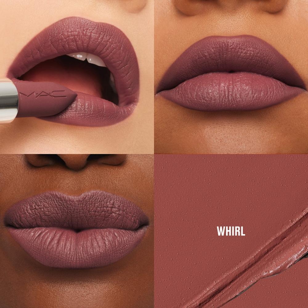 MAc CosMetics M A cxiMAl Silky MAtte 12hr weAr Lipstick 0.12 Oz Whirl Dirty Rose
