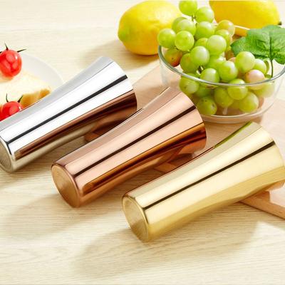 Beer Cup Cold Drink Cup Drinkware Stainless Steel Decorative Water Cup Beer Cold Drink Juice Mug Home Restaurant Decor Water Cup