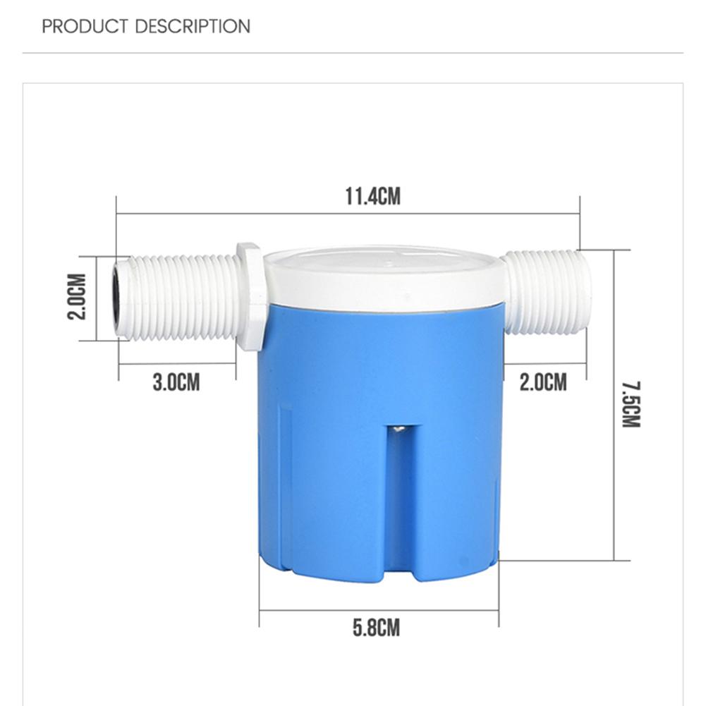 1/2" Built-in Automatic Water Level Control Valve Water Tank Float Valve for Swimming Pool Fish Tank Water Storage Tank