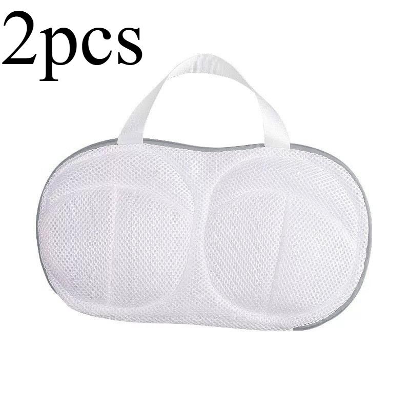 

2pcs Household Bra Cleaning Bag Special Spherical Cleaning Bag for Washing Machines Anti-deformation Bra Cleaning Bag