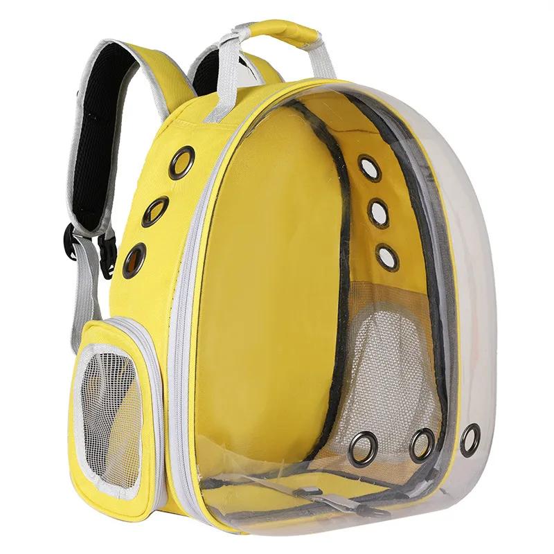 Cat Bag Outgoing  Portable Cat Backpack Panoramic Transparent Pet Backpack Breathable Large Capacity Aviation Box Pet Supplies