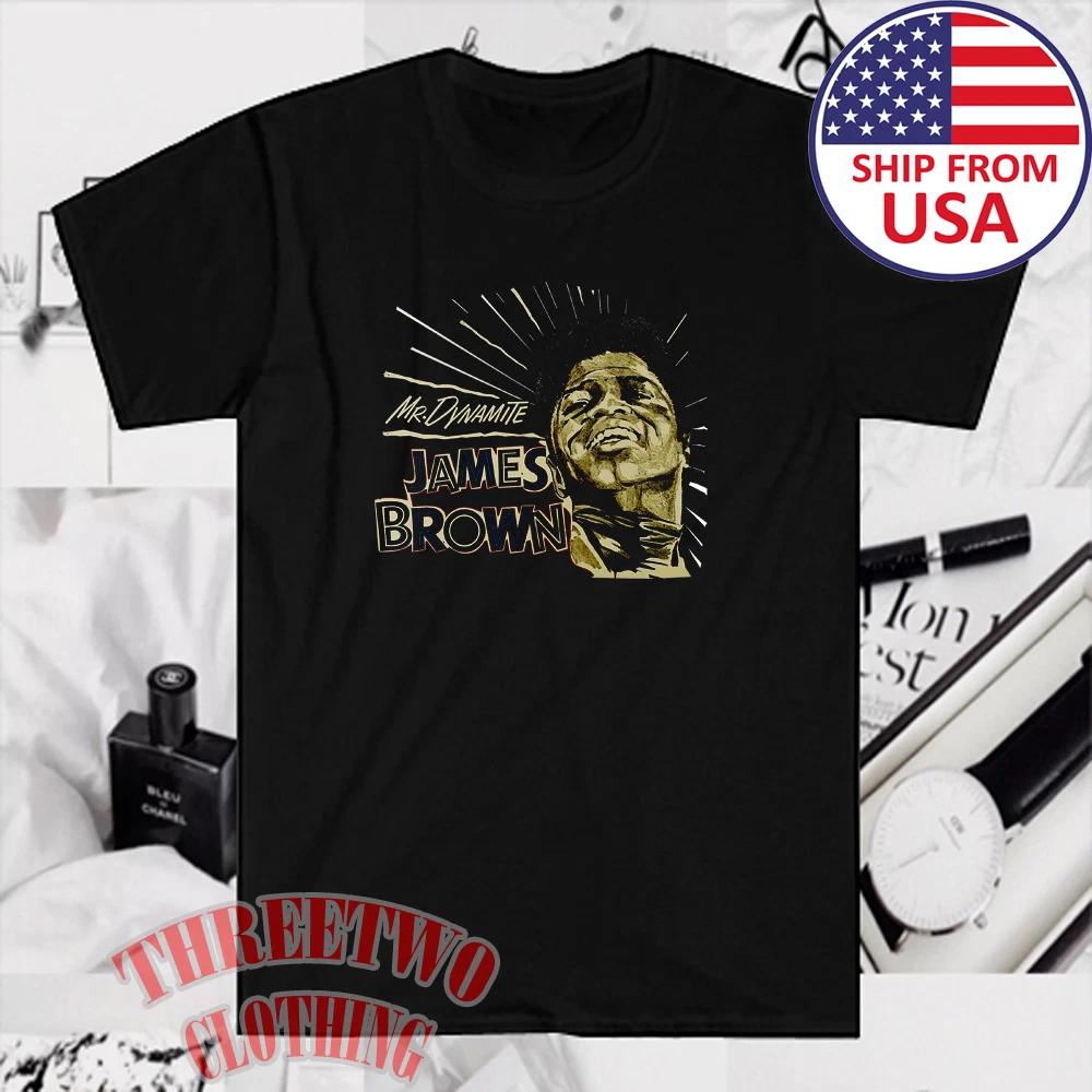 James Brown Mr. Dynamite Men s Black Size S to 5XL M
