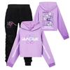 Kpop Demon Hunters Girl Child Hoodie Sweatsuit With Soft Cotton Fabric For Active Play