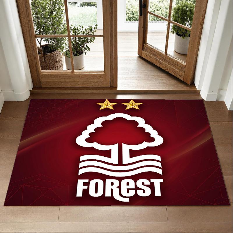 Nottingham Forest Design Kristall-Samt-Teppich Weich Dekorative Matte für Schlafzimmer Eingang