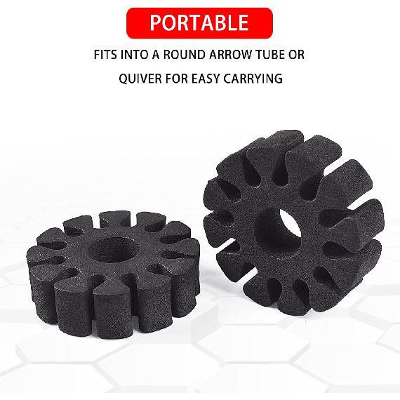 8pcs Arrow Rack Round EVA Foam Arrow Separator Holder for Outdoor Hunting Shooting Accessory