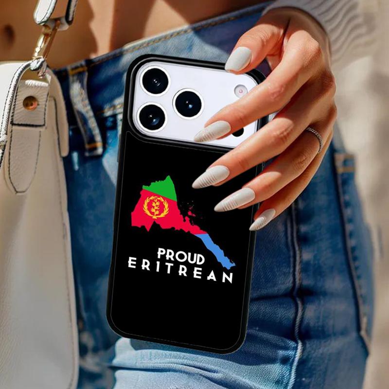Eritrea Flag Soft Phone Case For iPhone 17 Air 14 15 13 12 Max Cover For Apple 14 15 16 16e 11 Pro Max Plus