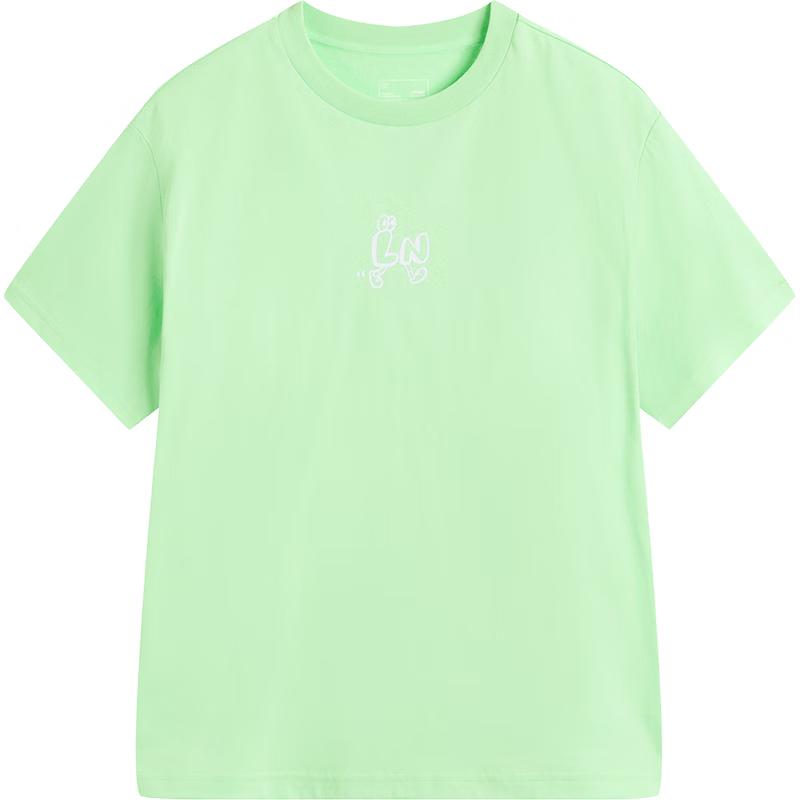 Li-Ning Kids  Big Kids Loose Fit Short Sleeve T-Shirt with Large Print 160