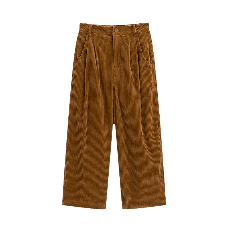 Aimer Women's High-Waist Straight-Leg Duck Down Pants