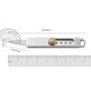 New Mini EDC Paper Cutting Knife Multi functional Pendant Key Telescopic Portable Small Knife for Unpacking Express Packages