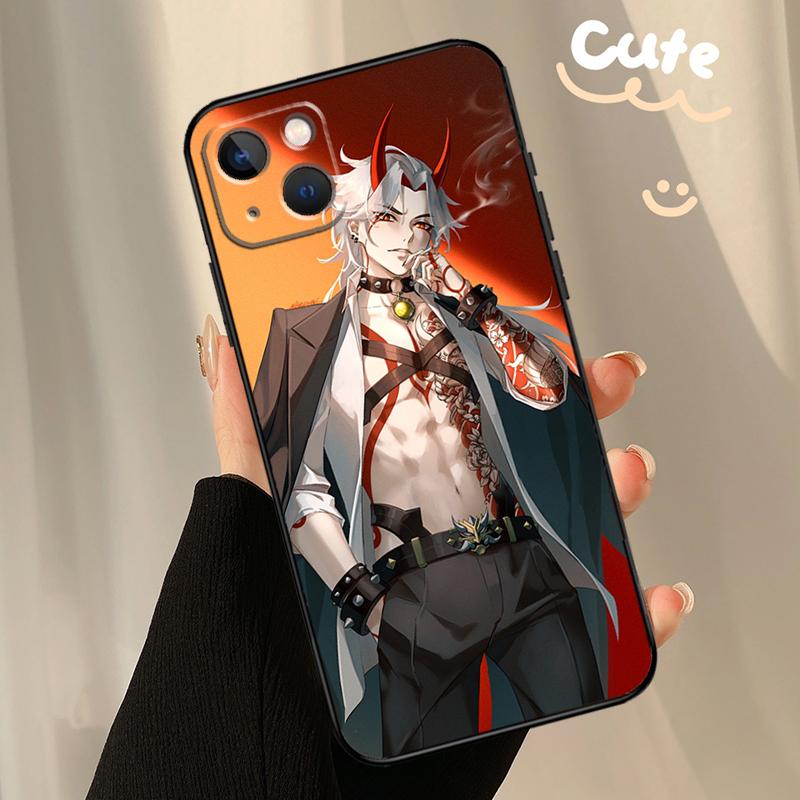 Genshin Impact Arataki Itto Phone Case For Apple iPhone 16 15 14 13 12 11 17 Pro Max Mini 17 Air 16e 16 Plus Back Cover