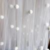 Handmade Tulle Table Runner Romantic Colorful Table Cover Pom-Poms Tablecloth  Birthday Party