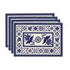 4pc S Mexican Fiesta Talavera Tiles Floral Placemats Tabletop Decor Reusable Day of The Dead Kitchen Dining Table Mats Home Decor