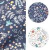 Floral Printed 100% Cotton Twill Fabric For DIY Dress Sewing Apron Handmade Quilting Needlework Cushions Bedding Home Decoration