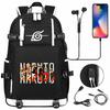 New Riman Peripheral Printing USB Teen Student Schoolbag Leisure Travel Backpack Large Capacity