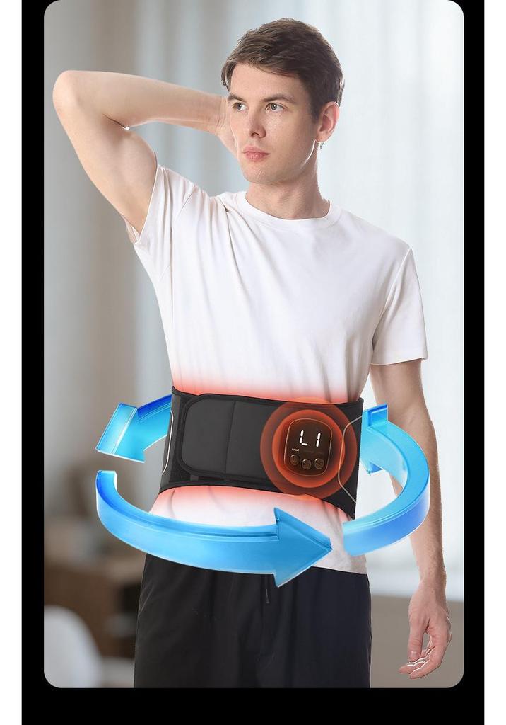 Smart Hot Compress Waist & Abdomen Massager with Airbag Vibration