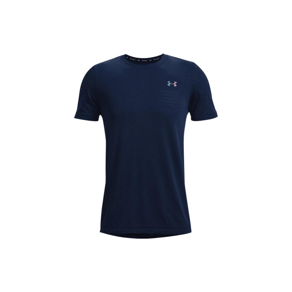 Under Armour RUSH T Shirt Men's Collegiate Blue 1370441-408