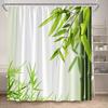 Zen Shower Curtain Natural Flowers Butterfly Grey Stone Reflection Spa Scenery Home Bathroom Decor Polyester Fabric Bath Curtain