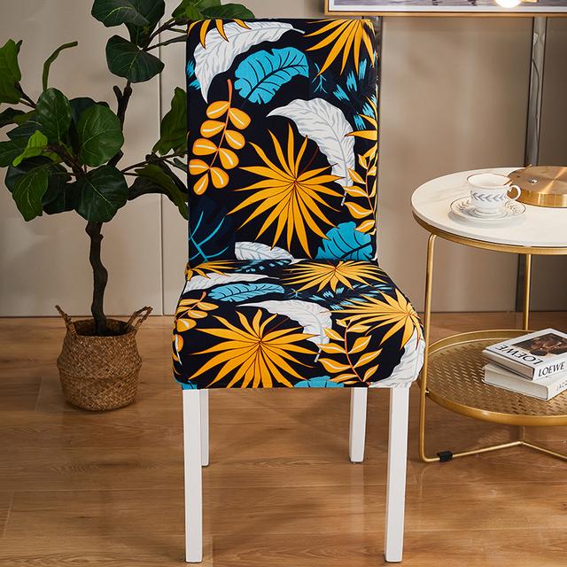 Spandex Seat Chair Cover Removable Slipcover Anti -Dirty Kitchen Cover For Banquet Wedding Dinner Restaurant Housse De Chaise 1pc for Home