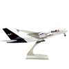 30cm Toy Planes Model Kit Compatible for FedEx A380 Diecast Resin Airplane Model for Aviation Enthusiasts Gifts or Decorations