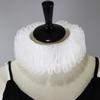 Gothic Costume Accessory White Ruffled Chiffon Detachable Collar Adjustable Ribbon For Multiple Outfits