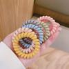 Telephone Line Hair Band Girl Hair Accessories Ponytail Rubber Band Seamless Hair Rope Headgear Bold High Elasticity