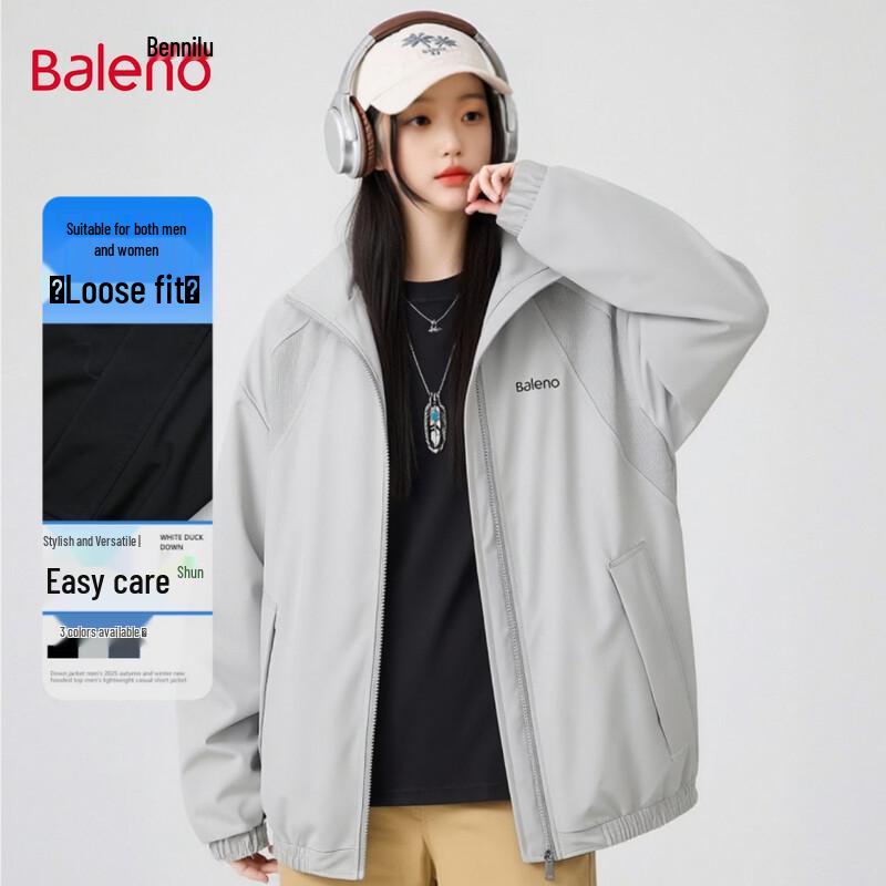 

Baleno Women s Stand-Up Collar Casual Jacket M