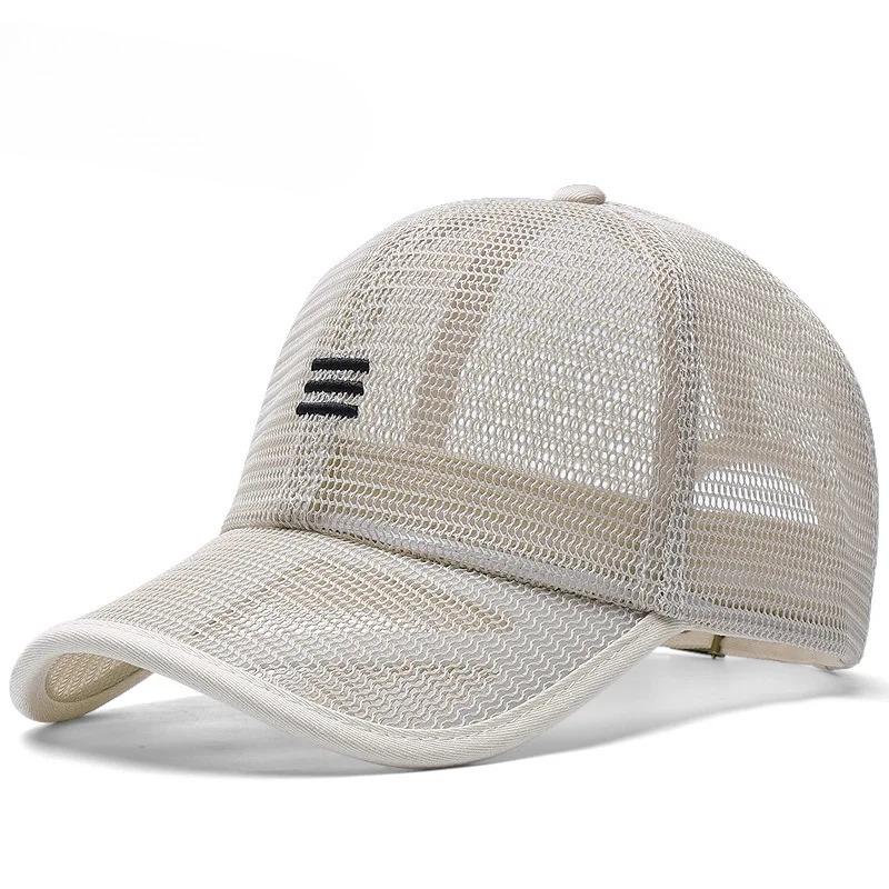 56-60CM 60-65CM Dropshipping Sommer Vollnetz Große Größe Baseballkappe Erwachsene Übergröße Sport Sonnenschutzmütze Herren Damen Große Trucker Kappen