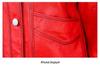 Women's Lambskin Leather Motorcycle Jacket, Slim Fit, Short Style, Lapel Design, Ideal for Petite Sizes.