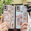 Kickstand Dirt-resistant Phone Case For Nokia C22 Soft Case Anti-dust Cartoon Phone Holder Back Cover Waterproof Durable