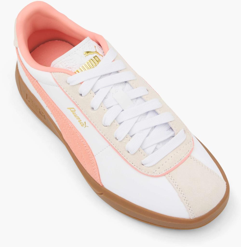 Puma Club Klassika Women Sneakers White/pink Fruit/evaporating Gray