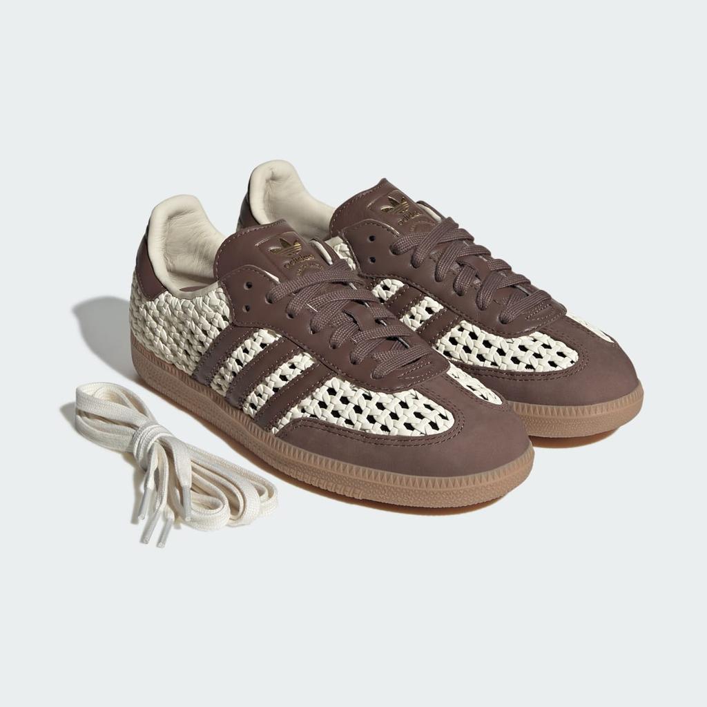 adidas SAMBA OG IH9373 Unisex Originals Sneakers Cream White / Earth Strata / Gold Metallic