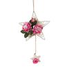 Rattan Hanging Ornaments, Five-pointed Star Shape Hangings, Handcrafted Durable Wear-resistant Home Decoration for Family Friends
