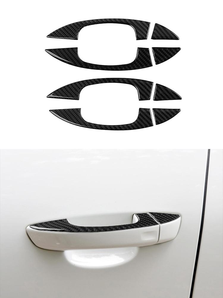 For Volkswagen VW Touareg 2011-2015 Car Carbon Fiber Sticker Version LHD Gear Shift Panel Interior Center control panel door