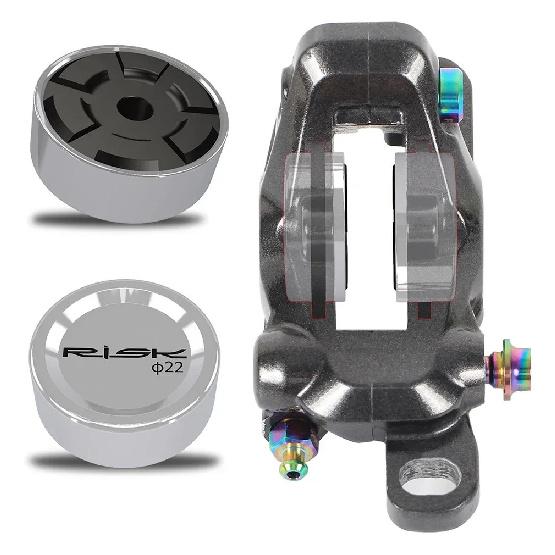 Kit di Riparazione Pistoncino Pinza Freno Idraulico RISK per Shimano M7000 M7100 M8000 M8100 M9100 RS785, Kit Guarnizioni Freno a Disco a Olio MTB Strada