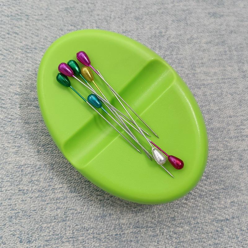 Oval Magnet Pin Catcher Magnet Needle Storage Magnetic Needle Absorber Magnetic Box Great Items For Home Sewing