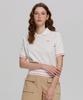 20TH HOLE Women'S Raglan Yokko Short Sleeve Collared T-Shirt [Orange]