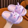 Pantuflas para Niños Verano Niñas Dibujos Animados Conejo Antideslizantes Suelas Blandas Para Niños Interior Hogar Niños Pequeños Bebé Sandalias