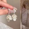 Starfish Shell Dangle Earrings Ocean Style Petal Drop Earrings For Women Summer Beach Vacation Jewelry