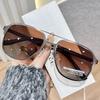 new double beam polygon pilot sunglasses for men high quality UV protection DS-9518