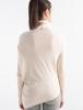 Korean Irregular Wool Patchwork Batwing Sleeve Sweater - Women's Autumn/Winter Loose Knitwear
