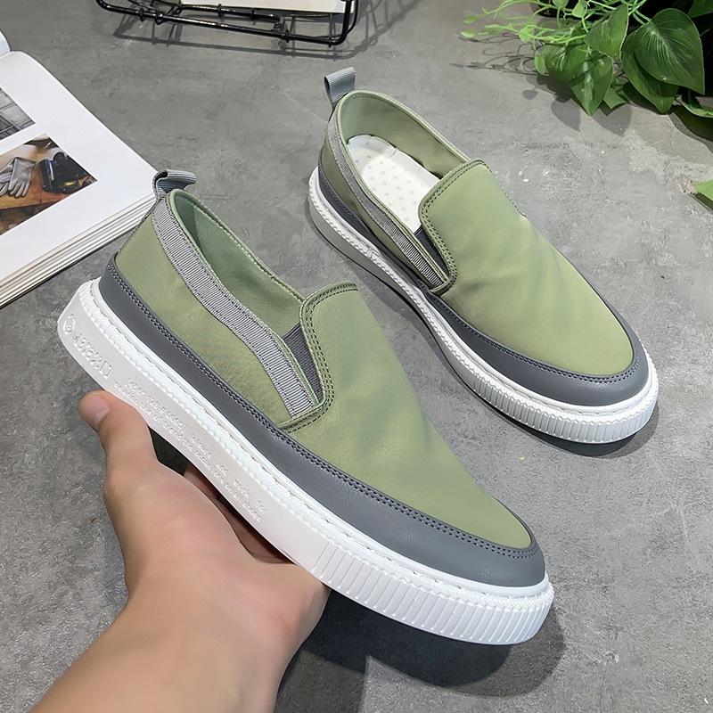 

Мужская обувь 2024 года, новый горячий тренд осени, дышащая повседневная обувь из ткани для мужчин, модные удобные дышащие сетчатые кроссовки21 44 зелёный