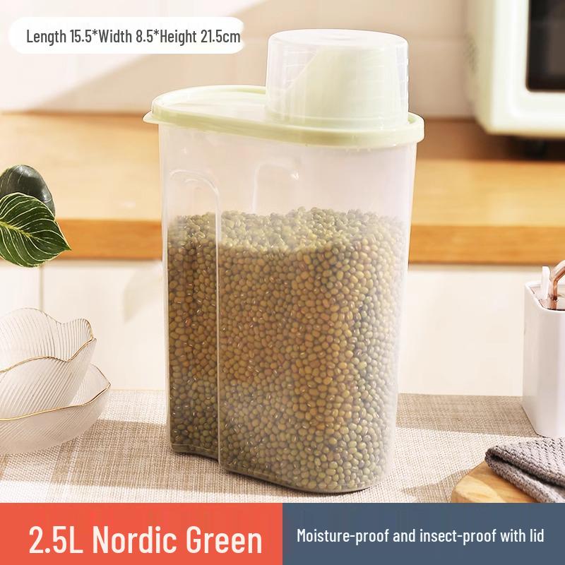 24-Piece Kitchen Grain Storage Set: Insect & Moisture-Proof Sealed Rice Buckets