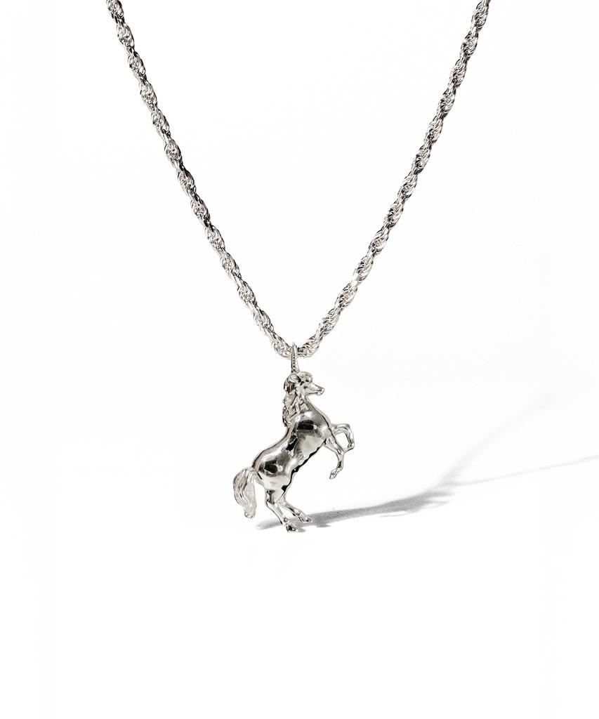 Chalangsi Lucky Unicorn Horse Necklace 925 Silver