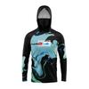 Men Women Quick Dry UV Protection Hooded Long Sleeve Fishing Shirt Outdoor Sports Cycling Lightweight UPF 50