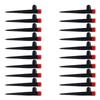 20Pcs Garden Water Sprinkler Spikes Base Adjustable 360 Degree Sprinkler Nozzle for Large Area Coverage Grass Irrigation