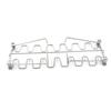 Steel Grilling Basket with Drip Pan BBQ Rib Mesh Clip Chicken Wing Leg Rack Grill Holder Barbecue Accessories BBQ Shelf