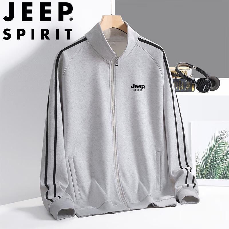Men's JEEP SPIRIT Stand Collar Outdoor Casual Jacket