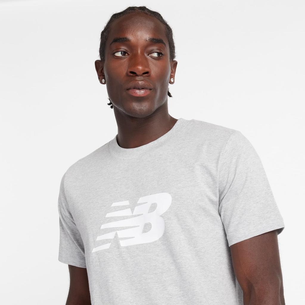 MT43906 Sport Jersey Short Sleeve AG [New Balance] T-Shirt (MT43906) Men's (Athletic Gray)