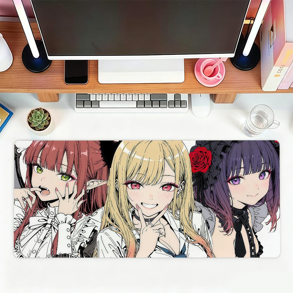 Tappetino per Mouse Anime Marin Kitagawa per Ufficio, Gaming e Tastiere Antiscivolo Grande Impermeabile